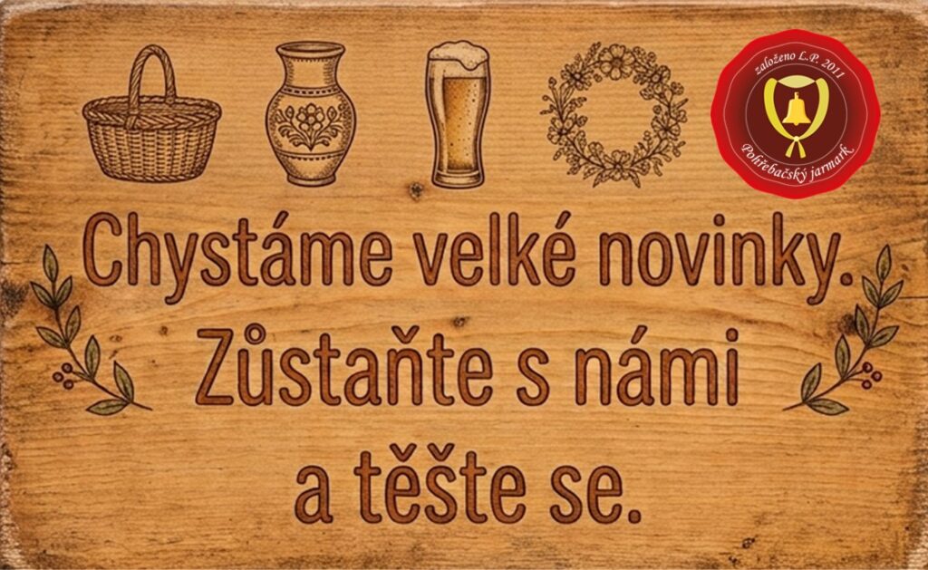 Chystáme velké novinky. Zůstaňte s námi a těšte se.